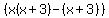 %28x%28x%2B3%29-%28x%2B3%29%29