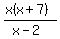 %28x%28x%2B7%29%29%2F%28x-2%29