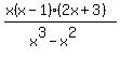 %28x%28x-1%29%282x%2B3%29%29%2F%28x%5E3-x%5E2%29