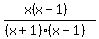 %28x%28x-1%29%29%2F%28%28x%2B1%29%28x-1%29%29