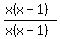 %28x%28x-1%29%29%2F%28x%28x-1%29%29