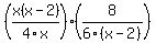 %28x%28x-2%29%2F4x%29%2A%288%2F6%28x-2%29%29