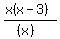 %28x%28x-3%29%29%2F%28%28x%29%29