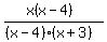 %28x%28x-4%29%29%2F%28%28x-4%29%28x%2B3%29%29