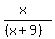%28x%29%2F%28%28x%2B9%29%29