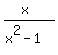%28x%29%2F%28x%5E2-1%29