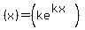 %28x%29=%28ke%5E%28kx%29%29