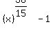 %28x%29%5E%2838%2F15%29-1