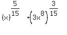 %28x%29%5E%285%2F15%29%2A%283x%5E8%29%5E%283%2F15%29