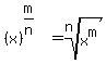 %28x%29%5E%28m%2Fn%29%5E%22%22=root%28n%2Cx%5Em%29