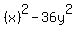%28x%29%5E2-36y%5E2
