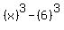 %28x%29%5E3+-+%286%29%5E3