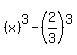 %28x%29%5E3-%282%2F3%29%5E3