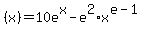 %28x%29+=+10e%5Ex+-+e%5E2%2Ax%5E%28e+-+1%29