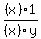 %28x%291%2F%28x%29y