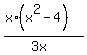 %28x%2A%28x%5E2-4%29%29%2F%283x%29