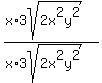 %28x%2A3sqrt%282x%5E2y%5E2%29%29%2F%28x%2A3sqrt%282x%5E2y%5E2%29%29