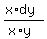 %28x%2Ady%29%2F%28x%2Ay%29