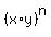 %28x%2Ay%29%5En