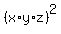 %28x%2Ay%2Az%29%5E2