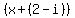 %28x%2B%282+-i%29%29+