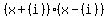 %28x%2B%28i%29%29%28x-%28i%29%29