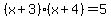 %28x%2B+3%29%28x%2B+4%29+=+5