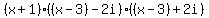 %28x%2B1%29%28%28x-3%29-2i%29%28%28x-3%29%2B2i%29