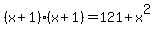 %28x%2B1%29%28x%2B1%29=121%2Bx%5E2