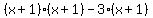 %28x%2B1%29%28x%2B1%29+-+3%28x%2B1%29