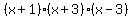 %28x%2B1%29%28x%2B3%29%28x-3%29