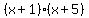 %28x%2B1%29%28x%2B5%29