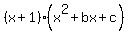 %28x%2B1%29%28x%5E2%2Bbx%2Bc%29