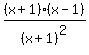 %28x%2B1%29%28x-1%29%2F%28x%2B1%29%5E2