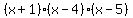 %28x%2B1%29%28x-4%29%28x-5%29