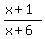 \"%28x%2B1%29%2F%28x%2B6%29\"