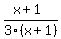 %28x%2B1%29%2F3%28x%2B1%29