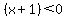 %28x%2B1%29%3C0