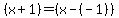 %28x%2B1%29=%28x-%28-1%29%29