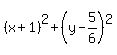 %28x%2B1%29%5E2%2B%28y-5%2F6%29%5E2