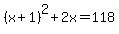 %28x%2B1%29%5E2%2B2x=118