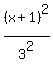 %28x%2B1%29%5E2%2F3%5E2