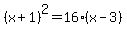 %28x%2B1%29%5E2=16%28x-3%29
