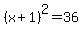 %28x%2B1%29%5E2=36