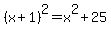 %28x%2B1%29%5E2=x%5E2%2B25