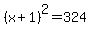 %28x%2B1%29%5E2+=+324