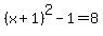 %28x%2B1%29%5E2-1=8