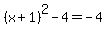 %28x%2B1%29%5E2-4=-4