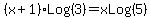 %28x%2B1%29Log%283%29+=+xLog%285%29
