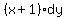 %28x%2B1%29dy
